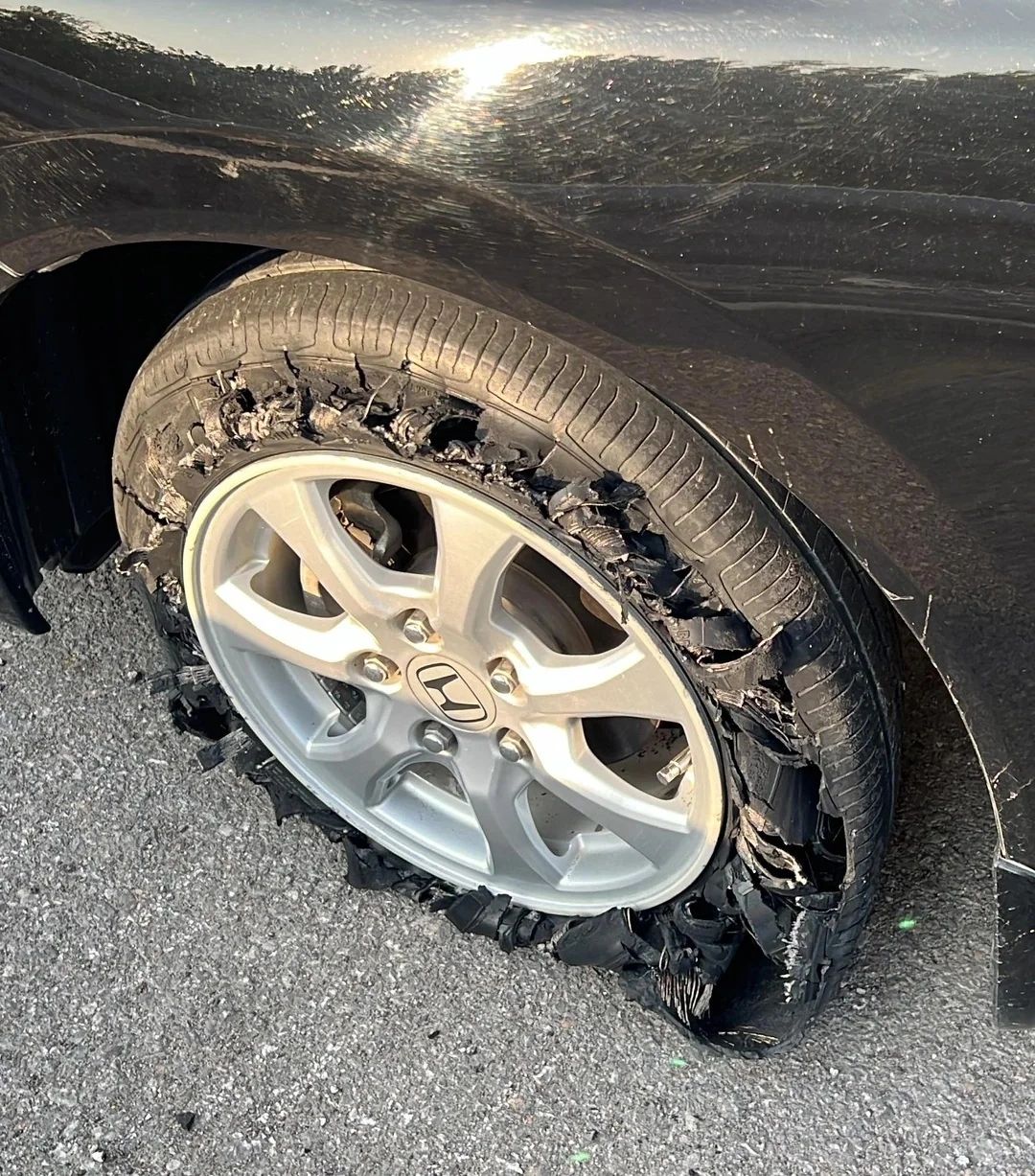 Puncture repair tyre
