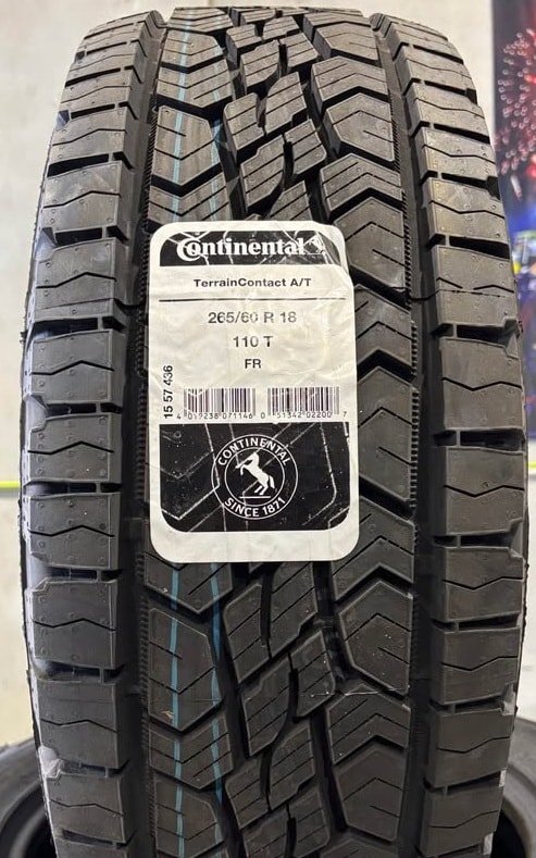 Continental TerrainContact A/T 265/60 R18 tyre